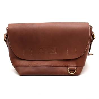 PORTER メッセンジャーバッグ　レザーショルダーバッグ　本革　ブラウン PORTER メッセンジャーバッグ レザーショルダーバッグ 本革